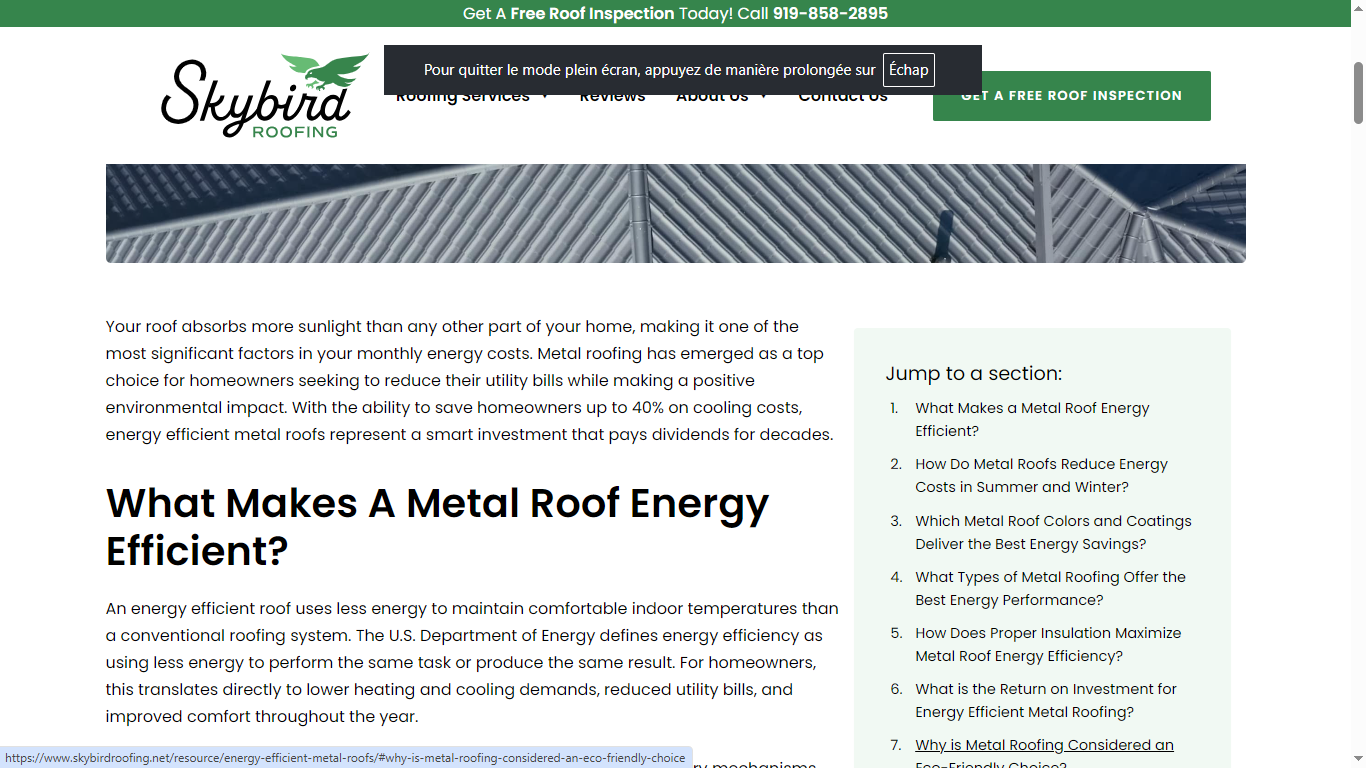Solar Energy Advertorial Landing Page Example
